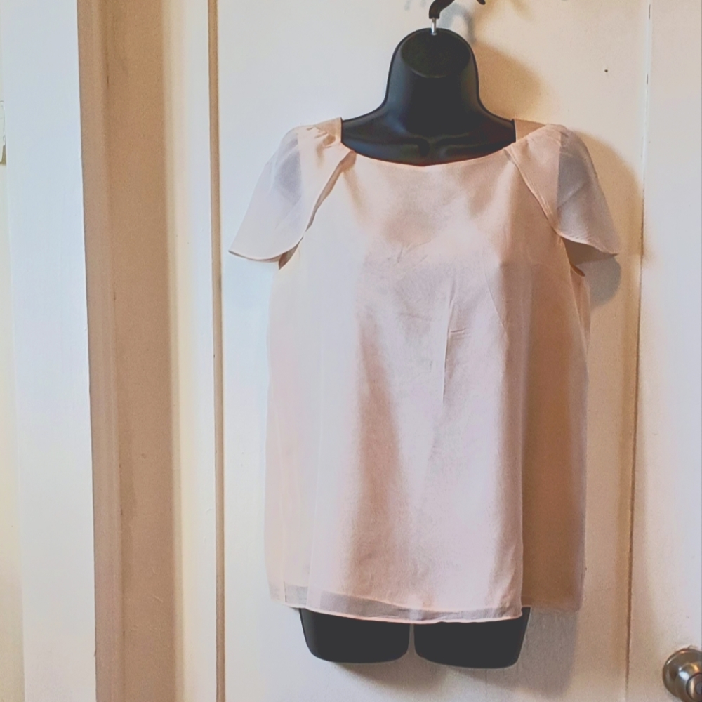 Tulip Sleeve Blouse - 100% Silk